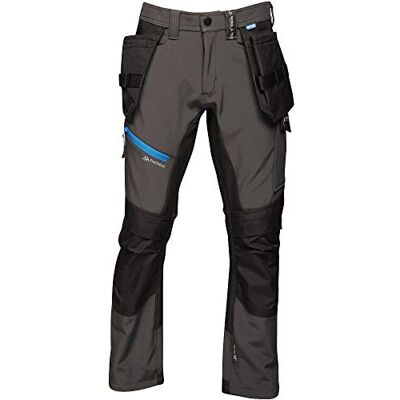 Regatta Taktiska trådar professionella strategiska vattenavvisande softshell arbetskläder byxor, 30W, Aska, 1 Regatta Taktiska trådar professionella strategiska vattenavvisande softshell arbetskläder byxor, 30W, Aska, 1