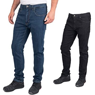 Iron Mountain Herr arbetskläder stretch jeans, Marinblått Xsp, 30W / 33L Iron Mountain Herr arbetskläder stretch jeans, Marinblått Xsp, 30W / 33L