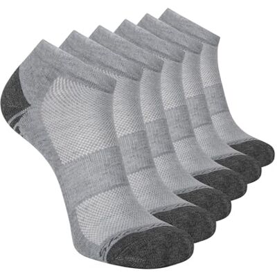 Skechers Men's Low Cut Sock, Ljuspastellgrå, 10-13 Skechers Men's Low Cut Sock, Ljuspastellgrå, 10-13