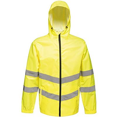 Regatta TRW497 professionell Hi-Vis vattentät och vindtät packad bort jacka, XL, gUL, 1 Regatta TRW497 professionell Hi-Vis vattentät och vindtät packad bort jacka, XL, gUL, 1