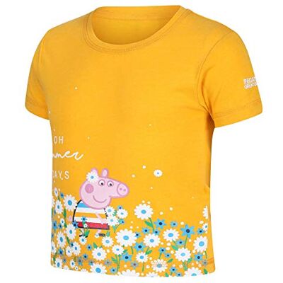 Regatta Unisex barn Peppa T-shirt Glödljus 24-36 Regatta Unisex barn Peppa T-shirt Glödljus 24-36