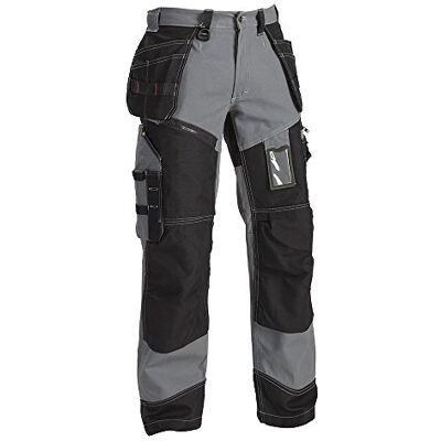 Blåkläder 15001370 arbetare byxor X1500, grå/svart, C44 Blåkläder 15001370 arbetare byxor X1500, grå/svart, C44