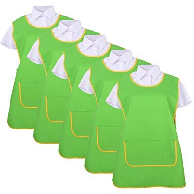 MISEMIYA Pack*5 st. Förkläde Rengöring Arbetsuniform KLINIK MEDICK Veterinärrengöring Sanitära vård- Ref.868, Grön 21, M MISEMIYA Pack*5 st. Förkläde Rengöring Arbetsuniform KLINIK MEDICK Veterinärrengöring Sanitära vård- Ref.868, Grön 21, M