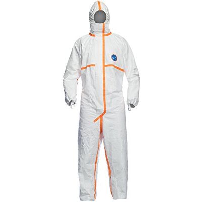 DuPont Tyvek 800J Kemikalieskyddskläder med huva, kategori III, typ 3-B, 4-B, 5-B och 6-B Vit Robust och lätt storlek XXXL DuPont Tyvek 800J Kemikalieskyddskläder med huva, kategori III, typ 3-B, 4-B, 5-B och 6-B Vit Robust och lätt storlek XXXL