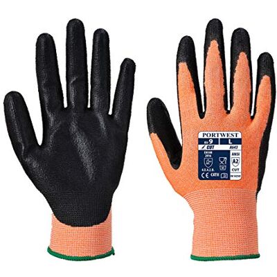 Portwest A643 Skärskydd Nitril Foam Handske, Regelbunden, Storlek M, Bärnsten Portwest A643 Skärskydd Nitril Foam Handske, Regelbunden, Storlek M, Bärnsten