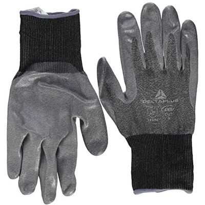 Deltaplus VECUT36GR11 Softnocut®finstrickhandskar – nitrilbelagd handyta, grå, storlek 11 Deltaplus VECUT36GR11 Softnocut®finstrickhandskar – nitrilbelagd handyta, grå, storlek 11