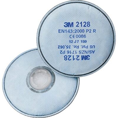 3M 2128 partikelfilter (förpackning med 20) 3M 2128 partikelfilter (förpackning med 20)