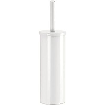 Gedy Vit, Taipei, Toalettborste, badrumsborste av rostfritt stål, 2 års garanti, mäter 36 x 8,4 x 8,4 cm, FoU-design, unik Gedy Vit, Taipei, Toalettborste, badrumsborste av rostfritt stål, 2 års garanti, mäter 36 x 8,4 x 8,4 cm, FoU-design, unik