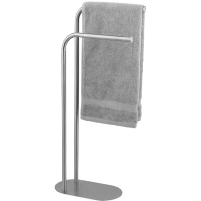 Wenko Handduksställ mod. Levante fristående handdukshållare i rostfritt stål platsbesparande satinerad metall 30 x 79 x 17 cm badrumstillbehör Wenko Handduksställ mod. Levante fristående handdukshållare i rostfritt stål platsbesparande satinerad metall 30 x 79 x 17 cm badrumstillbehör