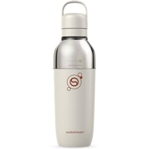 sodastream Fizz & Go Easy Mix Mousserande vattenflaska, 710 ml återanvändbar kolsyrad dryckesflaska, kompatibel med glittrande vattenmaskiner, kolsyrad vattenflaska – sand sodastream Fizz & Go Easy Mix Mousserande vattenflaska, 710 ml återanvändbar kolsyrad dryckesflaska, kompatibel med glittrande vattenmaskiner, kolsyrad vattenflaska – sand