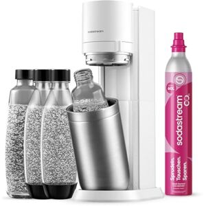 Sodastream - Duo med CO2-cylinder, 2 glasflaskor och 2 plastflaskor - Sodamaskin Sodastream - Duo med CO2-cylinder, 2 glasflaskor och 2 plastflaskor - Sodamaskin