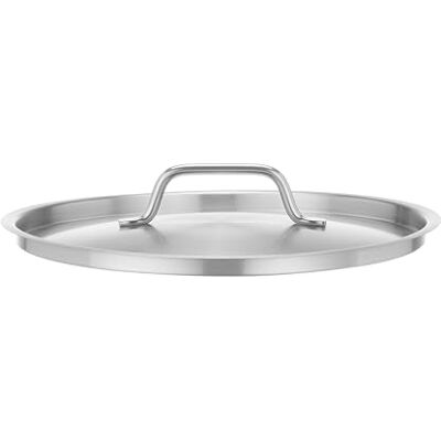 HENDI lock, för kastruller (830178, 830338, 830567), med ångdräneringshål, svala permanenta handtag, diskmaskinssäker, kruklock, ø280 x (H) 52 mm, rostfritt stål HENDI lock, för kastruller (830178, 830338, 830567), med ångdräneringshål, svala permanenta handtag, diskmaskinssäker, kruklock, ø280 x (H) 52 mm, rostfritt stål