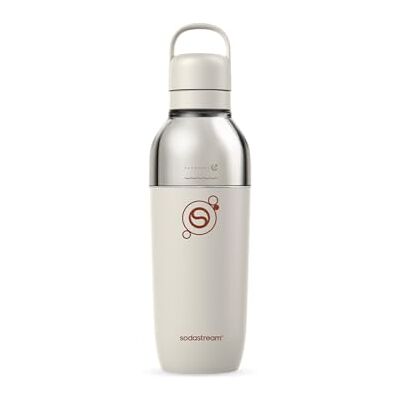 sodastream Fizz & Go Easy Mix Mousserande vattenflaska, 710 ml återanvändbar kolsyrad dryckesflaska, kompatibel med glittrande vattenmaskiner, kolsyrad vattenflaska – sand sodastream Fizz & Go Easy Mix Mousserande vattenflaska, 710 ml återanvändbar kolsyrad dryckesflaska, kompatibel med glittrande vattenmaskiner, kolsyrad vattenflaska – sand