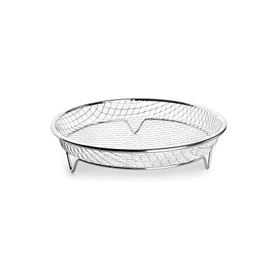 IBILI Rund korg för Air Fryer 19 x 4 cm, 18/10 rostfritt stål speciellt för luftfritös IBILI Rund korg för Air Fryer 19 x 4 cm, 18/10 rostfritt stål speciellt för luftfritös