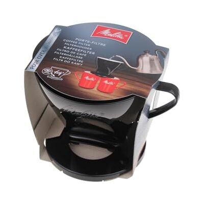 Melitta kaffehållare för filterpåsar, kaffefilter 1 x 4 standard, plast, svart, 217564 Melitta kaffehållare för filterpåsar, kaffefilter 1 x 4 standard, plast, svart, 217564