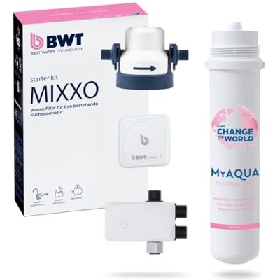 BWT MIXXO startkit – mineralizer, underbyggt vattenfilter för befintlig köksblandare, mineralizer-filterpatron för bästa vatten BWT MIXXO startkit – mineralizer, underbyggt vattenfilter för befintlig köksblandare, mineralizer-filterpatron för bästa vatten