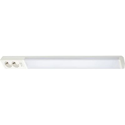AIRAM Handy 750 IP21 11W 830/840 DSO WH LED bänkbelysning med 2-vägs uttag 40.000 tim. vit AIRAM Handy 750 IP21 11W 830/840 DSO WH LED bänkbelysning med 2-vägs uttag 40.000 tim. vit