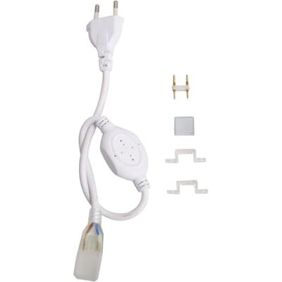 Brightium Fjärrströmkabel för högspänning LED-remsa, perfekt för flexibla och säkra installationer. Förbättra anslutningen och optimera prestandan för dina LED-lampor. Brightium Fjärrströmkabel för högspänning LED-remsa, perfekt för flexibla och säkra installationer. Förbättra anslutningen och optimera prestandan för dina LED-lampor.