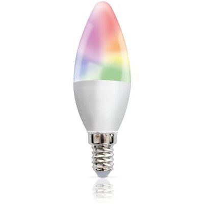 Delta – Enkel glödlampa E14CW vit och färgad smart glödlampa – smart belysning Omgivande scener Fungerar med Amazon Alexa, Google Home E14 LED – 6353011 Delta – Enkel glödlampa E14CW vit och färgad smart glödlampa – smart belysning Omgivande scener Fungerar med Amazon Alexa, Google Home E14 LED – 6353011