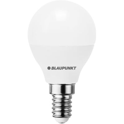 Blaupunkt E14 Sfärisk LED-lampa 6W 520lm 4000K neutral vit, set med 1 G45-form, 520 lm, naturligt ljus 4 000 K, inte dimbar, E14 skruvbas, bred stråle, för spegel och sänglampor Blaupunkt E14 Sfärisk LED-lampa 6W 520lm 4000K neutral vit, set med 1 G45-form, 520 lm, naturligt ljus 4 000 K, inte dimbar, E14 skruvbas, bred stråle, för spegel och sänglampor