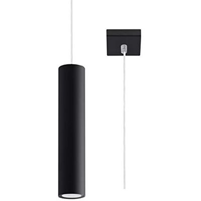 MiaLux Mialu Issa pendellampa interiör svart rund 1 x GU10 till max. 40 W 230 V IP20 vardagsrum sovrum trapphus korridor energiklass A+ MiaLux Mialu Issa pendellampa interiör svart rund 1 x GU10 till max. 40 W 230 V IP20 vardagsrum sovrum trapphus korridor energiklass A+