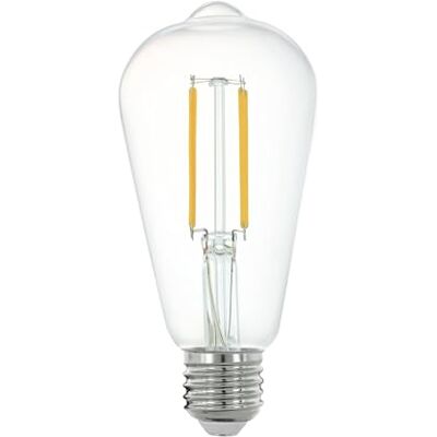 EGLO connect.z Smart Home LED lampor E27, ST64, ZigBee, app och röststyrning, dimbar, neutralvitt, 806 Lumen, 6 W, vintage glödlampa klar EGLO connect.z Smart Home LED lampor E27, ST64, ZigBee, app och röststyrning, dimbar, neutralvitt, 806 Lumen, 6 W, vintage glödlampa klar