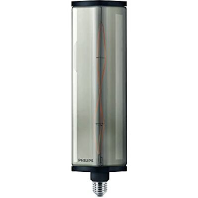 Philips Lighting Crystal Giant Smoky 35 W, E27, varmvit (2 000 kelvin), 400 lumen, dekolampa LED-lampa, glas, 6,5 W, grå toning Philips Lighting Crystal Giant Smoky 35 W, E27, varmvit (2 000 kelvin), 400 lumen, dekolampa LED-lampa, glas, 6,5 W, grå toning