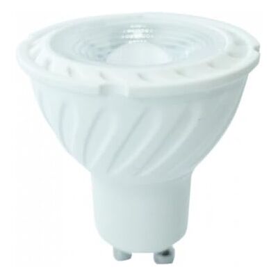 V-TAC VT-247 6.5W GU10 Rippel plast Strålkastare med Samsung Chip Varm Vit 3000K 110° V-TAC VT-247 6.5W GU10 Rippel plast Strålkastare med Samsung Chip Varm Vit 3000K 110°