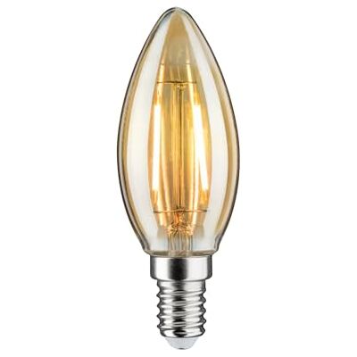 Paulmann 28524 LED-lampa vintage ljus 2W retro glödlampa stearinljus glödtråd E14 glödtråd guld 1700K guld ljus 160 lm Paulmann 28524 LED-lampa vintage ljus 2W retro glödlampa stearinljus glödtråd E14 glödtråd guld 1700K guld ljus 160 lm