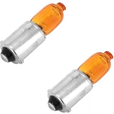 cyclingcolors 2x glödlampa 12 V 6W BAX9S orange auto motorcykel skoter cyclingcolors 2x glödlampa 12 V 6W BAX9S orange auto motorcykel skoter