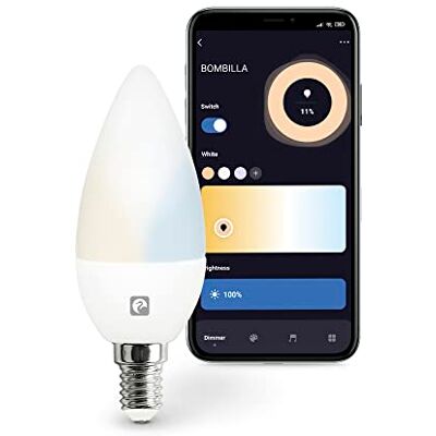 Garza Intelligent LED-glödlampa, WiFi, CCT, 5,5 W, E27-ljus, intelligent och programmerbar, dimbar och färgväxling, röststyrning och app, Alexa, iOS, Google, Android, 5,5 W, vit Garza Intelligent LED-glödlampa, WiFi, CCT, 5,5 W, E27-ljus, intelligent och programmerbar, dimbar och färgväxling, röststyrning och app, Alexa, iOS, Google, Android, 5,5 W, vit