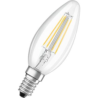 OSRAM LED-lampa bas: E14 Varmvit 2700 K 6 W Ersättning för 60 W LED Retrofit Classic B, enkelpack OSRAM LED-lampa bas: E14 Varmvit 2700 K 6 W Ersättning för 60 W LED Retrofit Classic B, enkelpack