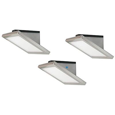 Evotec Nelly LED underbyggnad lampa 3 set / 4 000 K / 3 x 6 W/3 x 300 lumen, stål, 18 W, transparent, small Evotec Nelly LED underbyggnad lampa 3 set / 4 000 K / 3 x 6 W/3 x 300 lumen, stål, 18 W, transparent, small