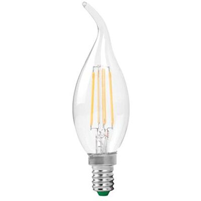 Megaman 4W E14 2.7K Flared Glödlampa LED-lampa, Vit Megaman 4W E14 2.7K Flared Glödlampa LED-lampa, Vit