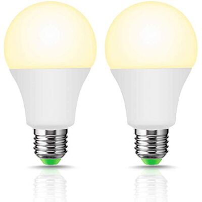 L LOHAS LED Lohas Smart Lamp glödlampa, LED-glödlampa med E27-fattning, kallvit 5 000 K, 8 W effekt, fungerar med Amazon Alexa och Google Home, 2 st. L LOHAS LED Lohas Smart Lamp glödlampa, LED-glödlampa med E27-fattning, kallvit 5 000 K, 8 W effekt, fungerar med Amazon Alexa och Google Home, 2 st.
