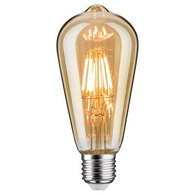 Paulmann 28523 LED-lampa Vintage lampa ST64 6W Retro lampa Dimbar Filament E27 Filament Guld 1700K Guldljus 500 lm Paulmann 28523 LED-lampa Vintage lampa ST64 6W Retro lampa Dimbar Filament E27 Filament Guld 1700K Guldljus 500 lm