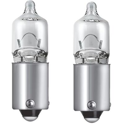 cyclingcolors 2x glödlampa 12 V 6W BAX9S transparent auto motorcykel skoter cyclingcolors 2x glödlampa 12 V 6W BAX9S transparent auto motorcykel skoter
