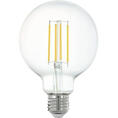 EGLO connect.z Smart Home LED lampor E27, G95, ZigBee, app och röststyrning, dimbar, neutralvitt, 806 Lumen, 6 W, vintage glödlampa klar EGLO connect.z Smart Home LED lampor E27, G95, ZigBee, app och röststyrning, dimbar, neutralvitt, 806 Lumen, 6 W, vintage glödlampa klar