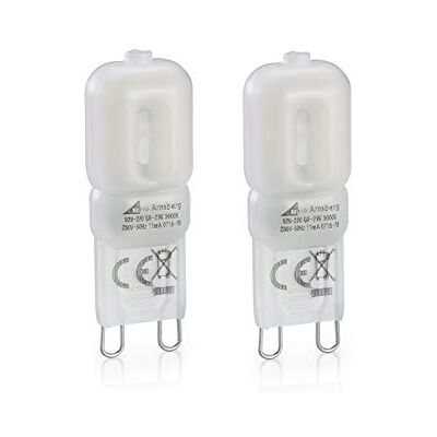 Trio Leuchten Trio 929 – 220 – glödlampa G9 LED, 2 W, 180 lumen, 3000 K, vit plast, IP20 Trio Leuchten Trio 929 – 220 – glödlampa G9 LED, 2 W, 180 lumen, 3000 K, vit plast, IP20