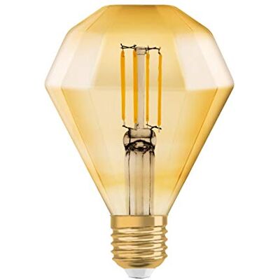 OSRAM LED vintage 1906 lampa, bas: E27, varm vit, 2500 K, 4, 50 W, ersättning för 40 W glödlampa OSRAM LED vintage 1906 lampa, bas: E27, varm vit, 2500 K, 4, 50 W, ersättning för 40 W glödlampa