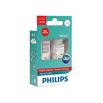 Philips 11065ULRX2 LED bil signallampa (W21W röd), set med 2 Philips 11065ULRX2 LED bil signallampa (W21W röd), set med 2