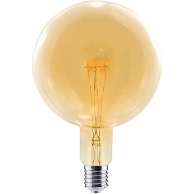 Segula LED-lampa Grand Globe 200 böjd gyllene E40 8 W (28 W) 300 lm 2 000 K 50401 Segula LED-lampa Grand Globe 200 böjd gyllene E40 8 W (28 W) 300 lm 2 000 K 50401