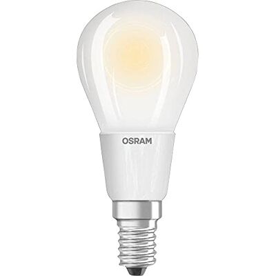 OSRAM LED SuperStar Classic P-lampa, droppformad med E14-sockel, dimbar, ersätter 60 watt, matt, varmvit – 2700 Kelvin, 1-pack OSRAM LED SuperStar Classic P-lampa, droppformad med E14-sockel, dimbar, ersätter 60 watt, matt, varmvit – 2700 Kelvin, 1-pack