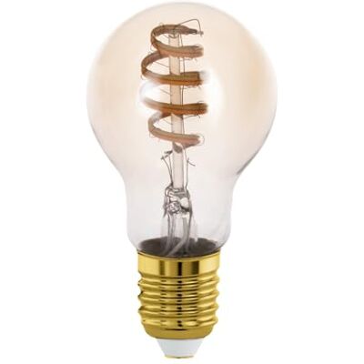 EGLO connect.z Smart-Home LED-lampor E27, A60, matt, ZigBee, app och röststyrning Alexa, dimbar, varmvit-kallvit, 806 lumen, 7 watt, vintage-glödlampa bärnsten EGLO connect.z Smart-Home LED-lampor E27, A60, matt, ZigBee, app och röststyrning Alexa, dimbar, varmvit-kallvit, 806 lumen, 7 watt, vintage-glödlampa bärnsten