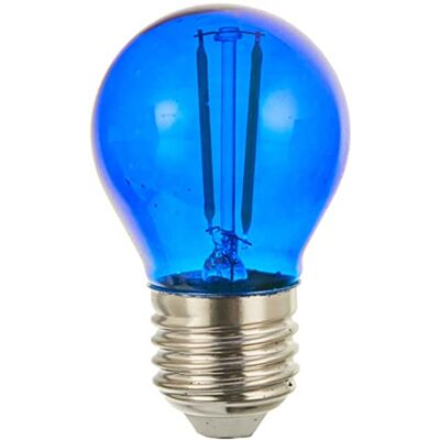 rsr LED G45 ESFE filter. 2 W blå E27 170 lm rsr LED G45 ESFE filter. 2 W blå E27 170 lm