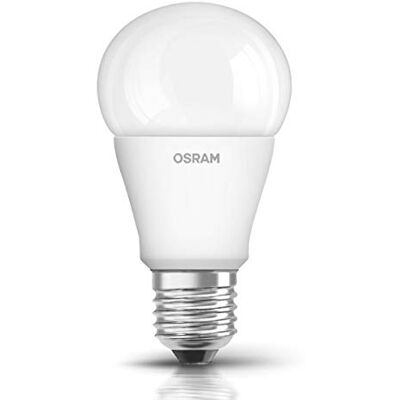 OSRAM LED STAR CLASSIC A/LED-lampa, klassisk lampform, med skruvbas: E27, 10 W, 220... 240 V, 75 W ersättning, frostad, varm vit, 2700 K, 1-pack OSRAM LED STAR CLASSIC A/LED-lampa, klassisk lampform, med skruvbas: E27, 10 W, 220... 240 V, 75 W ersättning, frostad, varm vit, 2700 K, 1-pack
