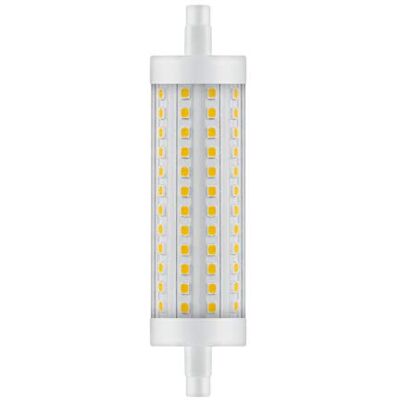 OSRAM LED Star Special Line, med R7S-bas, icke-dimbar, ersätter 100 watt, 118 mm längd, klar, varm vit – 2700 Kelvin, 1-pack OSRAM LED Star Special Line, med R7S-bas, icke-dimbar, ersätter 100 watt, 118 mm längd, klar, varm vit – 2700 Kelvin, 1-pack