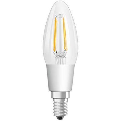 OSRAM ljusform stjärna + glowdim klassisk B LED-lampa, glas, varmt vit, E14, 5 W Set of 1 Varm vit OSRAM ljusform stjärna + glowdim klassisk B LED-lampa, glas, varmt vit, E14, 5 W Set of 1 Varm vit