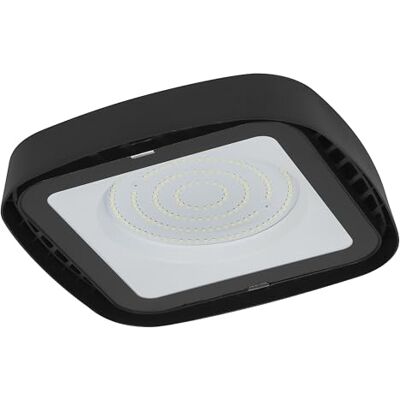 OSRAM Highbay Ufo taklampa i svart, erbjuder 130 W och 15000 lm i dagsljusvit vid 6500 K, med IP65-skydd mot strålvatten och damm (dammtät), idealisk för högt i tak OSRAM Highbay Ufo taklampa i svart, erbjuder 130 W och 15000 lm i dagsljusvit vid 6500 K, med IP65-skydd mot strålvatten och damm (dammtät), idealisk för högt i tak
