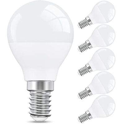 LEDYA Led-Lampa 5w, 3000k Varmvit Glödlampa Droppform, P45 Led-Lampa 5w 470lm Ersättning För 40w Halogenlampa, Ej Dimbar, 25000 Timmar, 19016 LEDYA Led-Lampa 5w, 3000k Varmvit Glödlampa Droppform, P45 Led-Lampa 5w 470lm Ersättning För 40w Halogenlampa, Ej Dimbar, 25000 Timmar, 19016